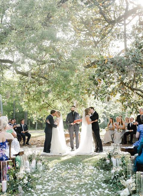 Two Sisters Threw a Double Wedding in South Carolina Double Wedding Ideas, Ashley Smith, Dream Wedding Decorations, Photography Location, Winter Wedding Colors, Double Wedding, Best Friend Wedding, Two Sisters, Lace Bridal