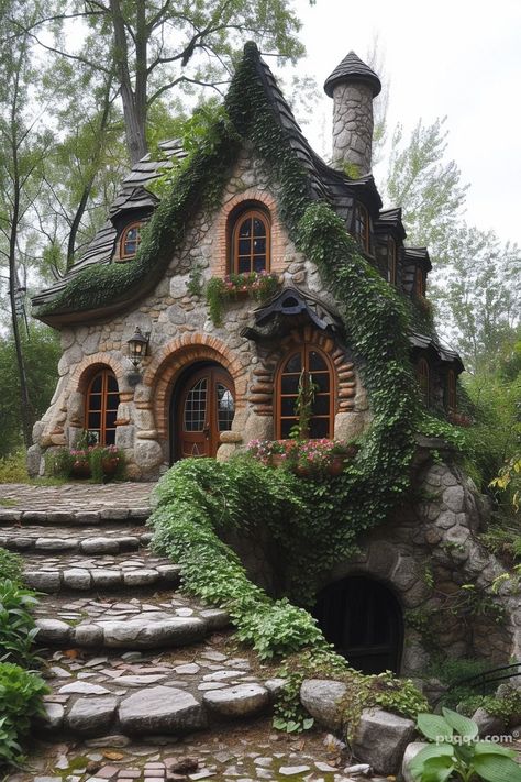 Fairytale Houses - Discover Whimsical Living - Puqqu Fairytale Houses, Fantasy Cottage, Storybook House, Beautiful Small Homes, Magical House, Fairytale House, Storybook Homes, Fairytale Cottage, Storybook Cottage