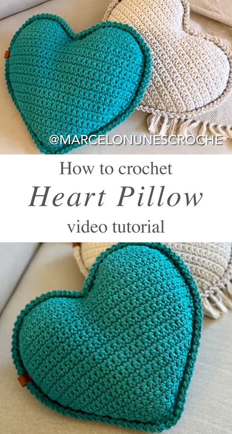 Crochet Heart Pillow: Crafting Love in Every Stitch - CrochetBeja Heart Shaped Pillow Crochet Pattern, Crochet Taco Pillow, Heart Crochet Pillow Pattern, Crochet Dog Pillow Free Pattern, Peppermint Pillow Crochet Pattern, Crochet Valentines Pillow, Heart Pillow Crochet Pattern Free, Heart Shaped Crochet Pillow, Crochet Heart Shaped Pillow Free Pattern