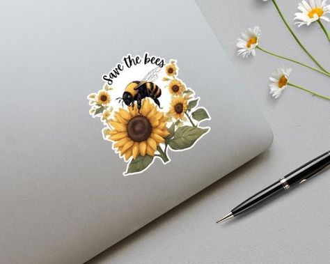 Cricut, Water, Nature, Sticker Cricut, Sticker Png, Save The Bees, Waterproof Vinyl, Nature Lovers, Laptop