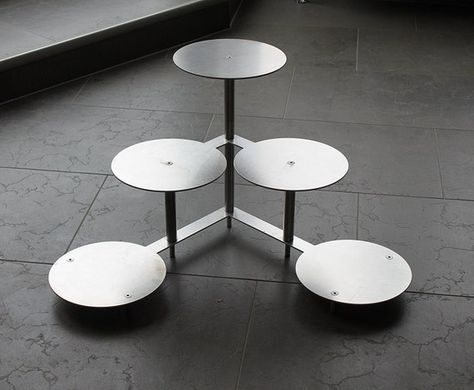 Cake Stand / Cake Stand Aluminum Made in Germany Wedding - Etsy Australia Wedding Cake Etagere, Anti Gravity Cake, Buffet Wedding, Germany Wedding, Gravity Cake, Cake Stand Display, Wedding Buffet, Metal Furniture Design, Wedding Cake Stands