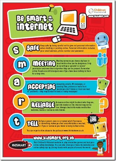 great idea to hang in the classroom. also a good model for children to create their own posters Netiquette Infographic Poster, Internet Safety Poster, Internet Safety Lessons, Internet Safety Tips, Internet Safety For Kids, Digital Citizen, Safety Poster, Safety Week, Safe Internet