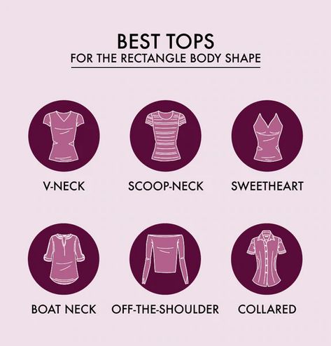 Outfits For Rectangle Body Shape, Dress A Rectangle Body Shape, Rectangle Body Shape Fashion, Inverted Triangle Body Shape Fashion, Inverted Triangle Body Shape Outfits, Body Type Clothes, Triangle Body Shape Fashion, Rectangle Body Shape Outfits, Inverted Triangle Fashion