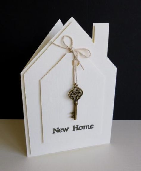 Splitcoaststampers Cards, Housewarming Gift Ideas First Home, Housewarming Cards, Welcome Home Cards, New Home Quotes, House Card, Housewarming Card, Moving Cards, New Home Cards