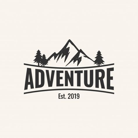 Adventure Logo Design Ideas, Logo Brand Ideas, Nature Logo Design Ideas, Adventure Logos, Adventure Logo Design, Logo Generator, Illustrator Logo, Adventure Logo, Designer Branding