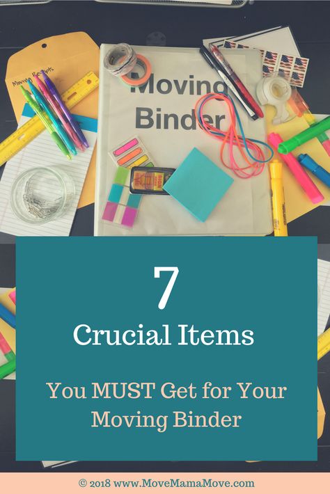Organized Moving, Unpacking Tips, Moving 101, Moving Binder, Moving List, Pcs Binder, Life Admin, Binder Printables Free, Moving House Tips