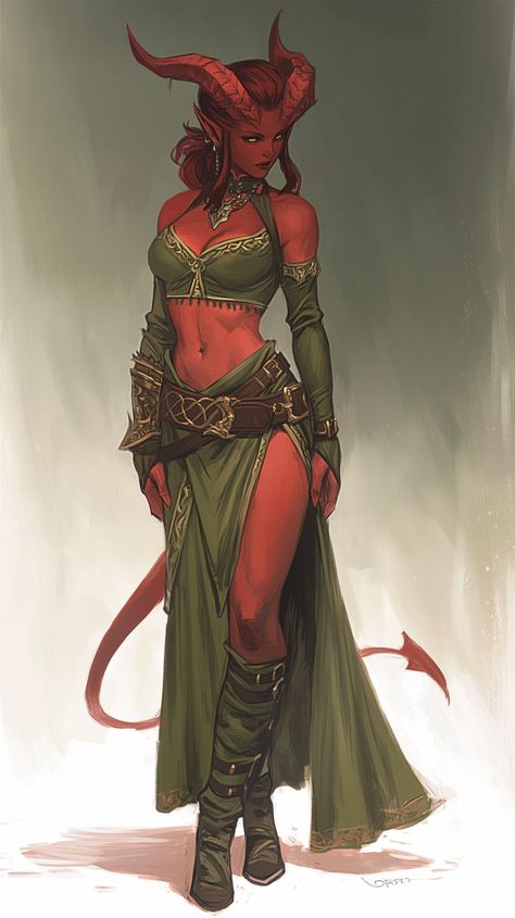 Portraits Art Tiefling Female, Personaje Fantasy, Heroic Fantasy, Dnd Art, Dungeons And Dragons Characters, Arte Fantasy, Arte Horror, Fantasy Inspiration, Female Character Design