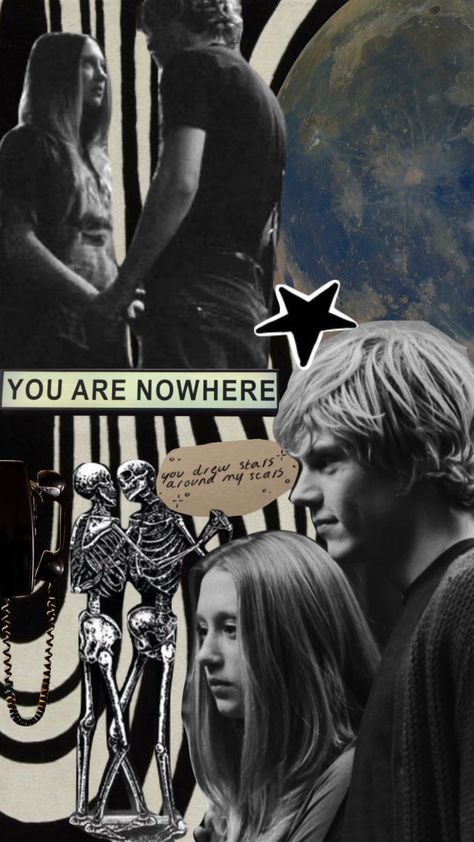 Tate And Violet Costume, Tate And Violet Wallpaper, Violet And Tate, Ahs Aesthetic, American Horror Story Season 1, Violet Ahs, Girls Rockstar, Themed Wallpapers, Tate And Violet