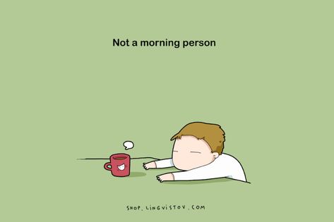 Amusing Drawings Illustrate an Easily Relatable Deep Love of Sleep - My Modern Met Livingston, Humour, Sleep Lover, Sleep Funny, Morning Person, Funny Doodles, Humor Grafico, Drink Coffee, Deep Love