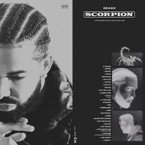 Drake Scorpion Album Cover, Back To Back Drake, Black Bratz Doll Aesthetic Wallpaper, Scorpions Album Covers, Drake Cover, Drake Poster, Drake Scorpion, Room Pics, Red Poster