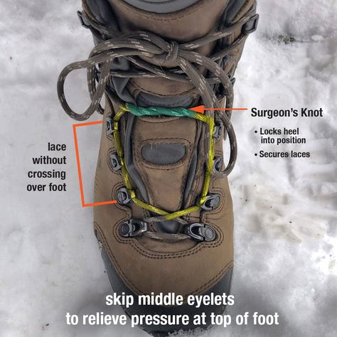Lacing Your Hiking Boots for Kilimanjaro - Kilimanjaro Hiking Boots Lacing, Hiking Tips, Backpacking Tips, Lacing Hiking Boots, Hiking Outfit Winter California, Camping Boots, Supraviețuire Camping, Summer Hike, Sequoia National Park
