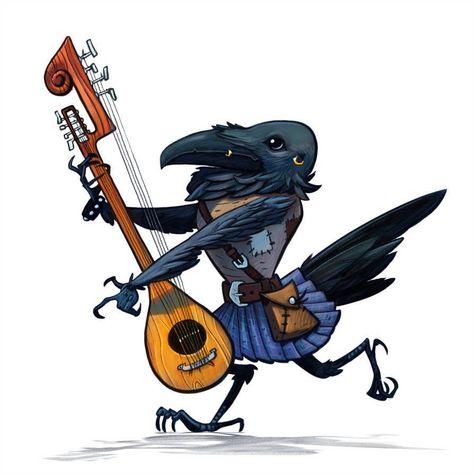 Braden Hallett on Instagram: “Coloured our friend the kenku bard! #dnd #dndcharacter #dndkenku #kenku #characterart #characterdesign #characterprompts #bradenhallett…” Kelemvor Dnd, Kenku Bard, Bard Dnd, Dnd Character Design, Dnd Bard, Character Prompts, Bird People, Character Types, Dnd Character