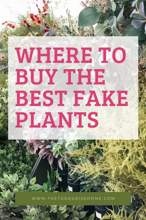 Faux Potted Plants Indoor, Exterior Home Wall Decor, High Quality Fake Plants, Artificial Plants In Flower Bed, Plant Fake Flowers Outside, Home Exterior Plants, Landscaping Front Yard Fake Plants, Faux Foliage Decor, Best Fake Plants For Front Porch