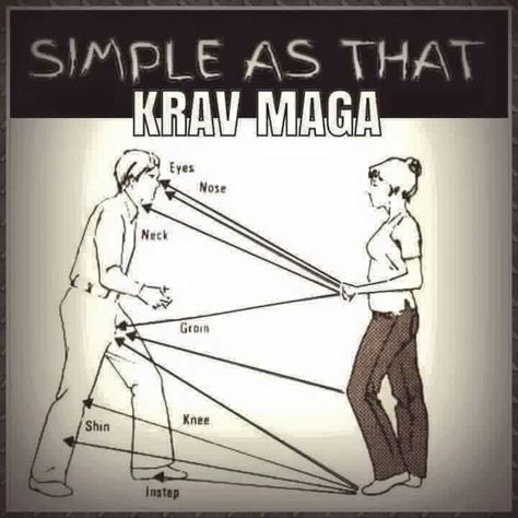 There's nothing simple about Krav Maga - but this is pretty great. | With Krav Maga, you'll get a great workout and learn how to defend yourself in virtually any situation. You'll also have a blast while doing it! madakravmaga.com 50272 Van Dyke Ave, Shelby Twp. MI Krav Maga Techniques, Krav Maga Self Defense, Learn Krav Maga, Self Defence Training, Trening Sztuk Walki, Self Defense Moves, Self Defense Martial Arts, Self Defense Tips, Self Defense Techniques