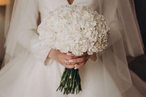 Carnations Bouquet Wedding, Small Carnation Bouquet, White Carnation Bouquet Wedding, White Carnations Wedding, Carnation Bouquet Wedding, Wedding Carnations, White Carnation Bouquet, Carnation Wedding Bouquet, Carnation Flower Bouquet