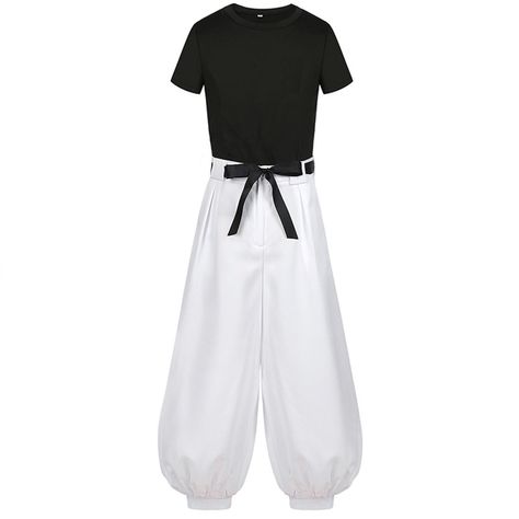 Toji Fushiguro Cosplay, Jujutsu Kaisen Fushiguro, Good Cosplay, Anime Pants, Fushiguro Toji, Cosplay Costumes For Men, White Party Outfit, Fancy Ball, Toji Fushiguro