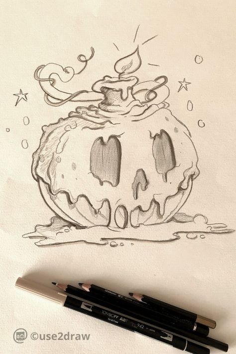 Halloween pumpkin with candle wax sketch as a basis for later coloring Photoshop #drawings #art #Halloween #Tattoos #HalloweenTattoos Photoshop, Halloween, Art, Pumpkin Sketch, Halloween Pumpkin, Candle Wax, Wax, Sketch, Drawings