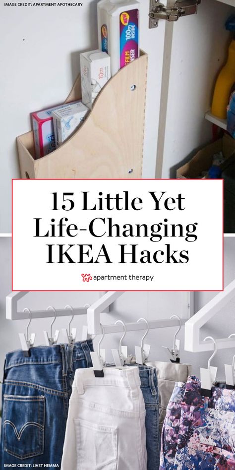 Ragrund Ikea, Hacks For Small Spaces, Easy Storage Hacks, Small Apartment Hacks, Ikea Hack Bedroom, Ikea Hack Storage, Ikea Hack Kids, Ikea Organization Hacks, Small Space Hacks