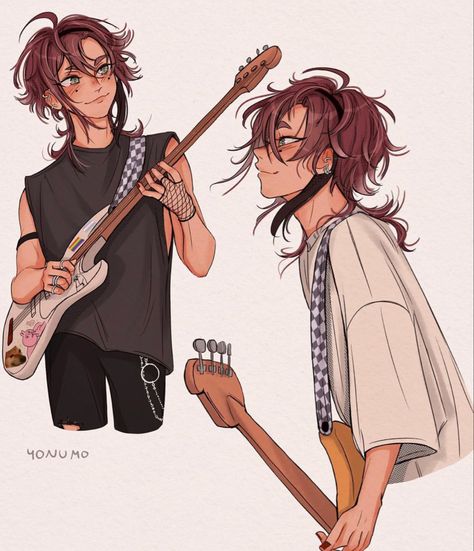 heizou playing guitar Band Au, June 15, My Favorite, Band, On Twitter, Twitter