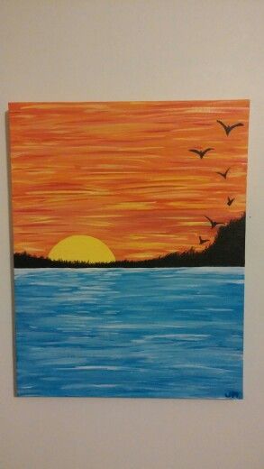 Sunset Drawings Easy, Sun Set Drawing Easy, Ocean Sunset Paintings Easy, Sunrise Drawing Simple, Ocean Drawing Easy, Ocean Drawing Simple, Sunrise Sketch, Sunset Drawing Easy, Moon And Sun Painting