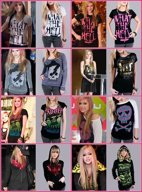 avril lavigne clothes | Avril Lavigne's Abbey Dawn Clothing | Steal Her Style Avril Lavigne Outfits, Rocker Chic Style, Avril Lavigne Style, Abbey Dawn, 2000s Clothes, Band Outfits, Early 2000s Fashion, Steal Her Style, Martens Boots