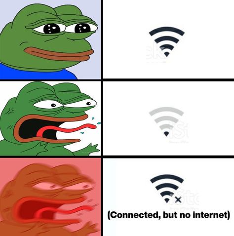 Internet meme - Connected, but no internet Internet Memes Humor, Me Right Now Meme Funny, Geek Meme, Fast Meme, No Meme, Wow Meme, Comment Memes, Haha Meme, Positive Memes