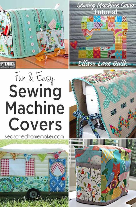Sew Ins, Patchwork, Tela, Sewing Machine Covers, Sewing Machine Cover Diy, Sewing Machine Cover Pattern, Diy Baby Headbands, Sewing Machine Cover, Trendy Sewing
