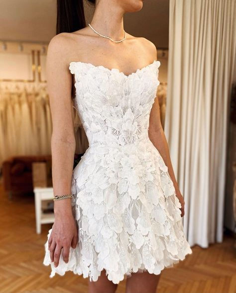 White engagement dresses