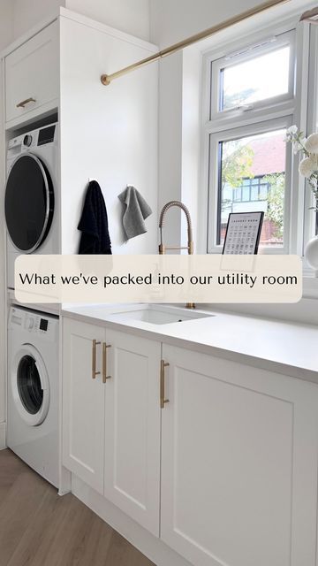 Small Utility Room With Window, Galley Style Utility Room, Micro Utility Room, Simple Utility Room Ideas, Coastal Utility Room, Utility Shower Room Ideas Small, Square Utility Room Ideas, Boot Utility Room, Upstairs Utility Room