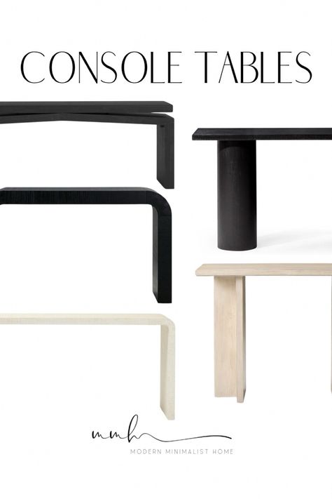 Modern affordable console tables I am loving.  CONSOLE // CONSOLE TABLE // CONSOLE TABLE DECOR // CONSOLE TABLE STYLING // CONSOLE DECOR // CONSOLE STYLING // ENTRYWAY DECOR // ENTRY TABLE // ENTRYWAY CONSOLE TABLE // ENTRYWAY TABLE DECOR   Follow my shop @modern.minimalist.home on the @shop.LTK app to shop this post and get my exclusive app-only content!  #liketkit #LTKstyletip #LTKMostLoved #LTKhome @shop.ltk Styling Entryway, Decor Console Table, Console Table Decor, Console Decor, Console Table Entryway, Table Entryway, Console Styling, Console Table Styling, Entryway Table Decor