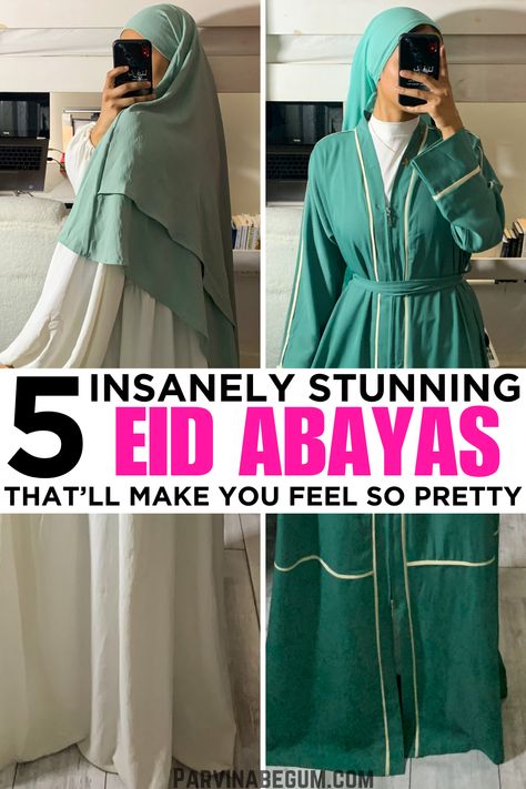 eid abayas Simple Eid Outfit Ideas, Simple Eid Outfits, Abaya Outfits, Jilbab Outfits, Eid Abaya, Eid Outfit Ideas, Abaya Outfit, Eid Dress, Outfits Hijab