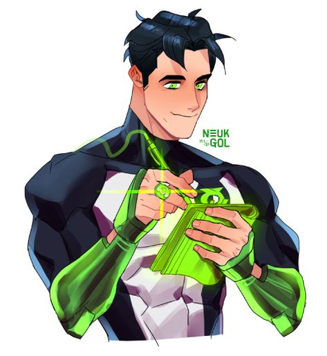 someone asked me if I ever drew kyle rayner and YEAH why not. Kyle Rayner Green Lantern, Green Lantern Kyle Rayner, Kyle Rayner, Green Lantern Corps, Dc Comics Heroes, Arte Dc Comics, Dc Comics Superheroes, Damian Wayne, Dc Comics Characters