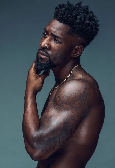 Gorgeous Black Men With Beards Photos 2017 - Essence Black Men Beard Styles, Black Men Beards, Best Beard Styles, Dark Skin Men, Black Beards, Black Men Hairstyles, Gorgeous Black Men, Fine Black Men, Men In Black