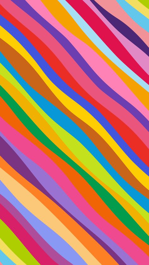 All Colours Wallpaper, Bright Colour Wallpaper, Bright Colours Aesthetic, Stripe Iphone Wallpaper, Vintage Phone Wallpaper, Multicolor Wallpaper, Vibrant Wallpaper, Multicolor Background, Colourful Background