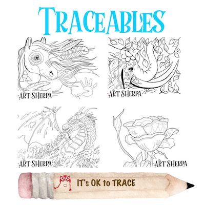Free Traceable Printables, Art Sherpa Tutorials Acrylics, The Art Sherpa Traceables, Art Sherpa Tutorials Step By Step, Art Sherpa Traceables, Art Sherpa Tutorials, Art Traceables, Social Easel, Painting For Beginners Videos