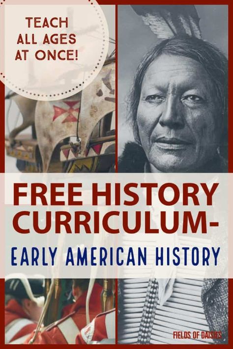FREE History Curriculum Early American History American History Curriculum, American History Projects, American History Photos, American History Classroom, History Homeschool, Early American History, American History Homeschool, Homeschool High School Curriculum, American History Timeline