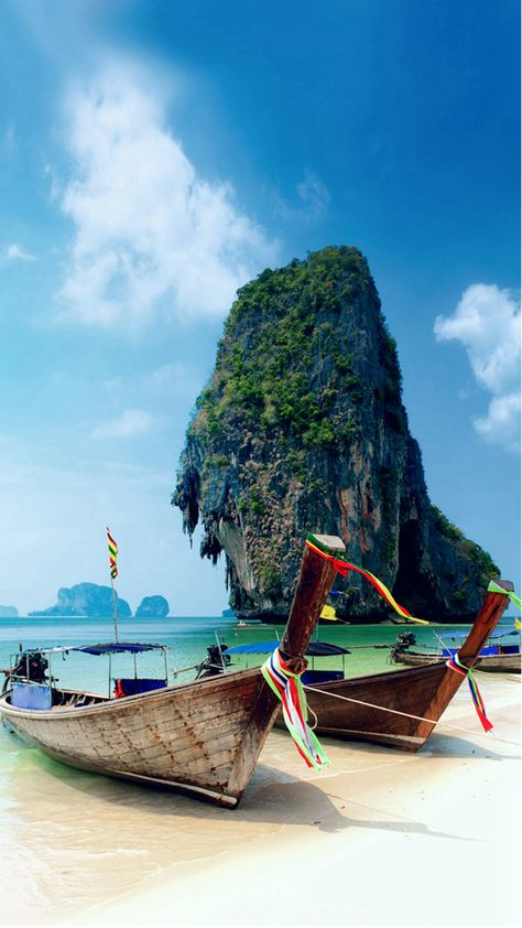 Krabi Island Thailand Beach #iPhone #6 #wallpaper Thailand Wallpaper Iphone, Krabi Island Thailand, Phuket Krabi, Krabi Island, Thailand Places, 7 Plus Wallpaper, Cool Backgrounds For Iphone, Thailand Wallpaper, Beach Wallpaper Iphone