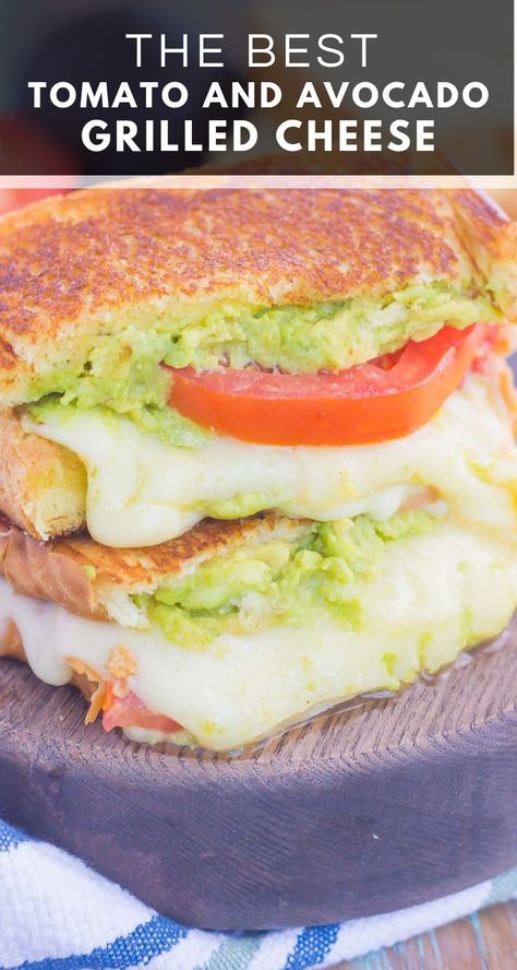 Avocado Tomato Mozzarella Grilled Cheese, Paninis, Avocado Tomato Grilled Cheese, Grilled Cheese With Mozzarella, Avocado Grilled Cheese Sandwich, Avocado Mozzarella Tomato Grilled Cheese, Tomato Avocado Melt, Mozzarella Grilled Cheese, Grilled Cheese Avocado