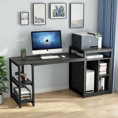 Tribesigns Desk, Desk With Printer, Small Room Desk, Industrial Office Furniture, Large Computer Desk, Computer Desk With Storage, Computer Desk With Hutch, Desk With Storage, Desk Size