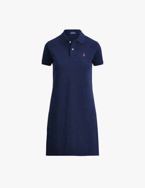 Brand: Polo Ralph Lauren Composition: 100% cotton Collar: Classic Polo Sleeve length: Short Pattern: Plain colour Length type:Mini Item code: 211799490 Colour code: 005 NEWPORT NAVY/C3870 Polo Dress Outfit, Polo Dress Women, Branded Outfits, Polo Ralph Lauren Women, Polo Ralph Lauren Shorts, Dress Aesthetic, Blue Mini Dress, Airport Outfit, Online Dress Shopping
