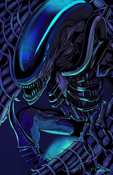 ArtStation - Xenomorph, Shoshanah Graves Xenomorph Types, Alien Convenant, Ahri Wallpaper, Predator Artwork, Predator Alien Art, Alien Isolation, Alien Covenant, Alien Artwork, Chihiro Y Haku