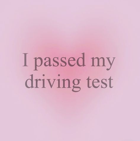 I Passed My Permit Test, Theory Test Aesthetic, I Pass My Driving Test, Getting A Drivers Licence, Pass Theory Test Aesthetic, 2024 Vision Board Driving, Driving Pass Aesthetic, I Passed My Drivers Test, Drivers Test Passing