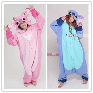 Angel Stitch Costume, Stitch Onsie, Stitch Couple, Stitch Pajamas, Stitch Costume, Bff Stuff, Pink Stitch, Couple Pajamas, Gift Ideas Christmas