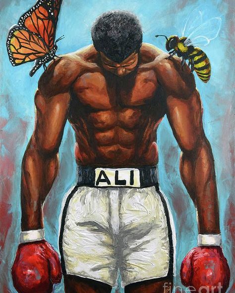 Boxing, Wall Canvas Decor, Muhammad Ali, Tell The Truth, A Butterfly, My Way
