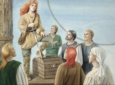 charlotte-de-berry-famous-female-pirate - of course she had red hair Grace O Malley, Grace O'malley, Famous Pirates, Sea Queen, Irish Folklore, Irish Mythology, Sea Battle, Pirate Queen, 10 Interesting Facts