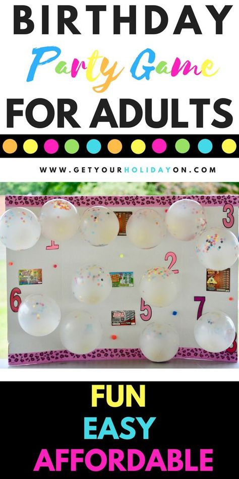 Woohoo, you found it! This Simple DIY Party Game For Adults is so easy to make and loved by all ages. This game will work perfectly for any party including a 21st birthday, 30th birthday, 40th birthday, 50th birthday party, and more. #birthdayparty #40thbirthday #50thbirthday #play #party 35th Birthday Party Games, Birthday Decoration For Adults, Games For 40th Birthday Party, 25 Birthday Games Ideas, Diy Birthday Games For Adults, 50th Birthday Games For Adults, Fun Adult Birthday Games, 40th Party Games, Tv Game Show Party Ideas