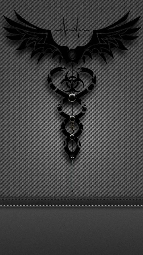 Download Caduceus BioHazard 2 wallpaper by SETH_214200 - cb - Free on ZEDGE™ now. Browse millions of popular biohazard Wallpapers and Ringtones on Zedge and personalize your phone to suit you. Browse our content now and free your phone Paramedic Wallpaper, Wallpaper For Men, Tato 3d, Oneplus Wallpapers, Shiva Tattoo Design, Medical Wallpaper, طابع بريدي, Shiva Tattoo, Gothic Wallpaper