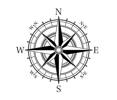Premium Vector | Compass on a white background arrow navigation vector Compass, Compass Vector, Map Compass, Wind Rose, Compass Rose, Vector Photo, Premium Vector, Graphic Resources, White Background