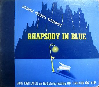 Gershwin - Rhapsody In Blue my all time favorite George Gershwin, Rhapsody In Blue, Lp Design, Lp Cover, Columbia Records, Contemporary Music, Music Artwork, Album Cover Design, Retro Font