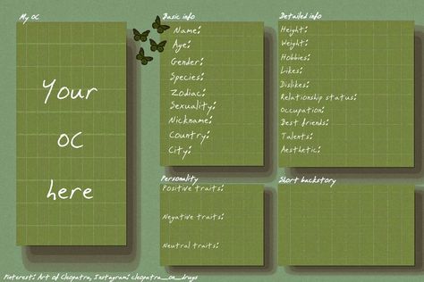 Oc Character Profile Template, Video Game Character Stats Template, Meet The Character Template, Oc Reference Sheet Template, Oc Creator Template, Oc Template Info Sheet, Character Info Template, Meet The Oc Template, Meet My Oc Template